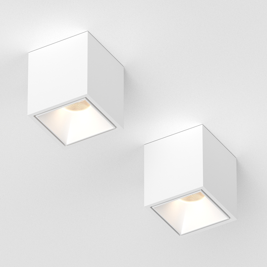 Накладной светодиодный светильник Ledron KUBING White (2605)