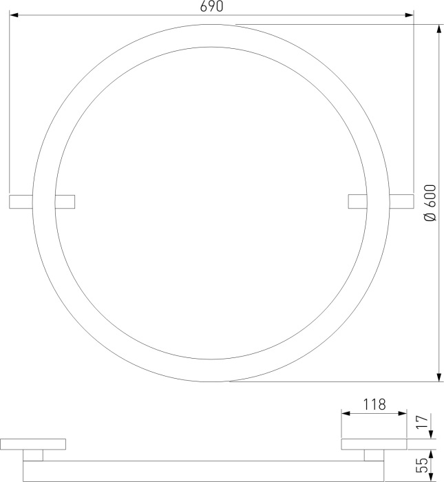 Трековый светильник магнитный 26W 48V Elektrostandard Slim Magnetic 8552301 4000K Most черный (a068912)