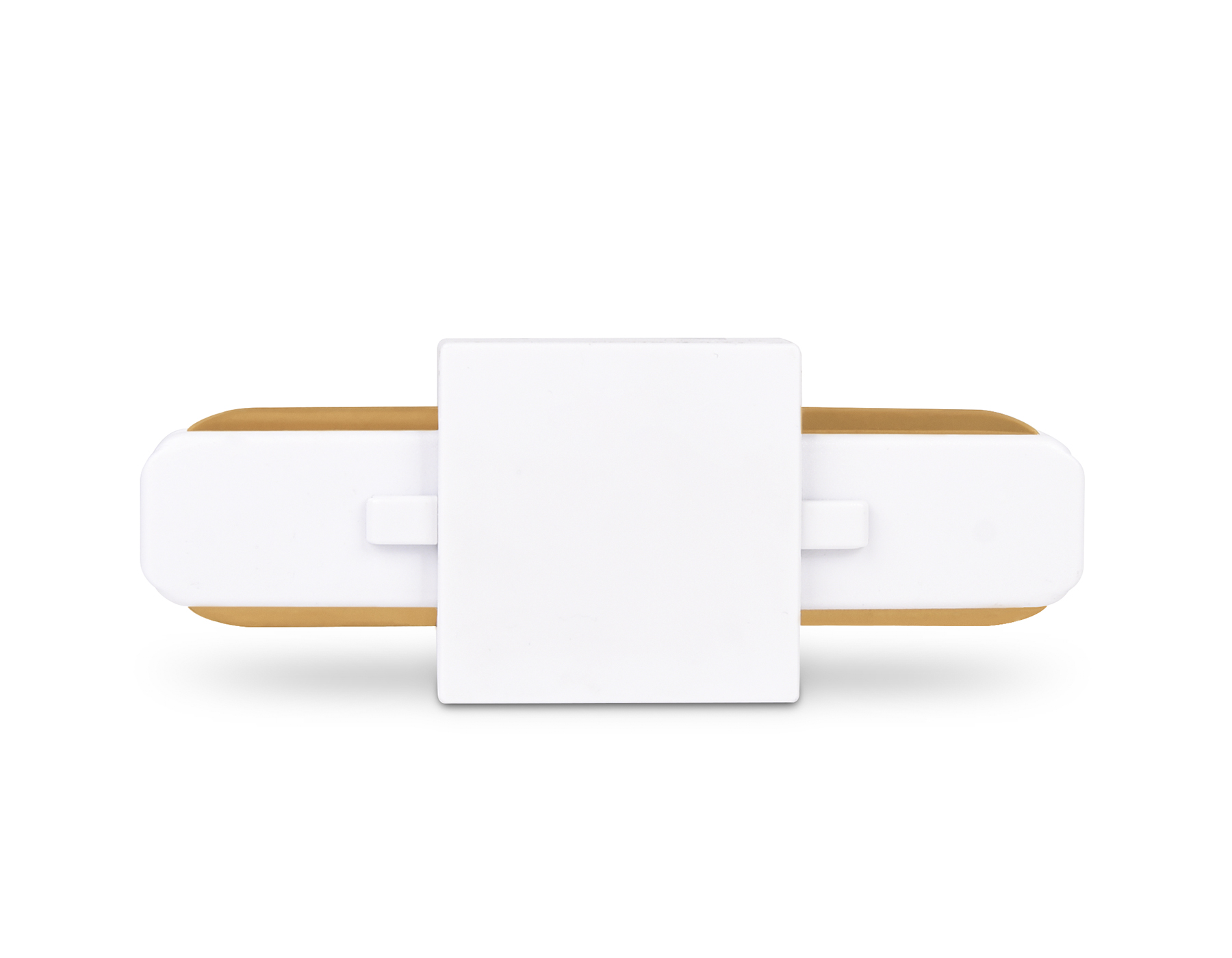 Коннектор прямой однофазный для соединения трековых шинопроводов GL7065 WH белый коннектор прямой однофазный для соединения трековых шинопроводов