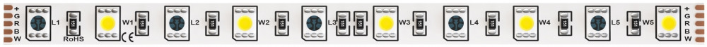 Светодиодная лента 24В 5050 144Втм RGBW 3000K 5м IP20 арт10176 (10176)