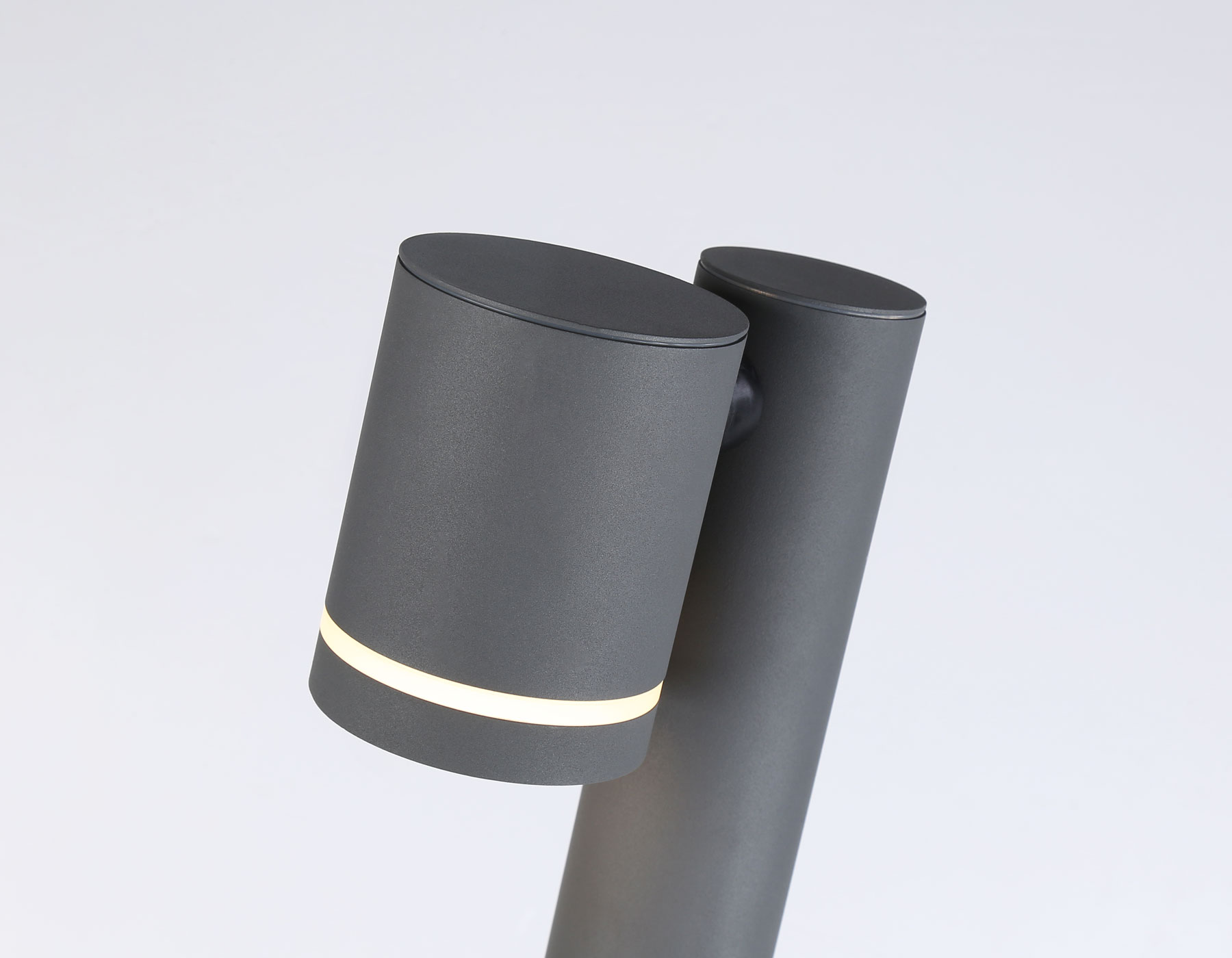 Уличный ландшафтный поворотный светильник ST3342 GR серый IP54 GX53 max 15W 100*85*600