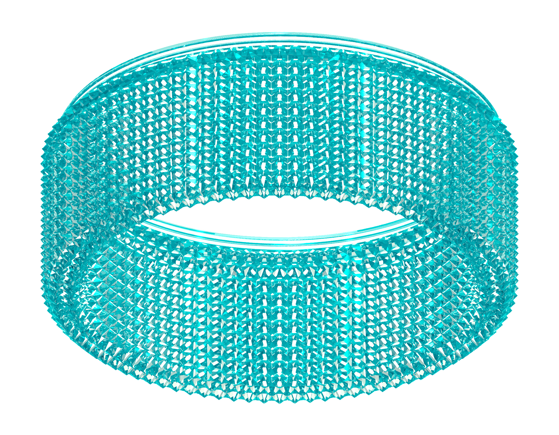 Насадка передняя для корпуса светильника с диаметром отверстия D85mm N8488 BL голубой D85*H35mm Out30mm GX53