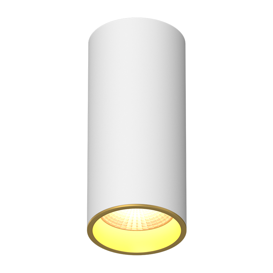 Накладной светодиодный светильник SLC739212W White-Gold 4000K (10740)