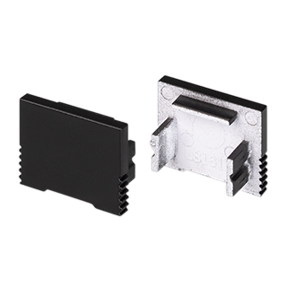 Заглушка SL-SLIM-H13M BLACK глухая (Arlight, Пластик) 034001