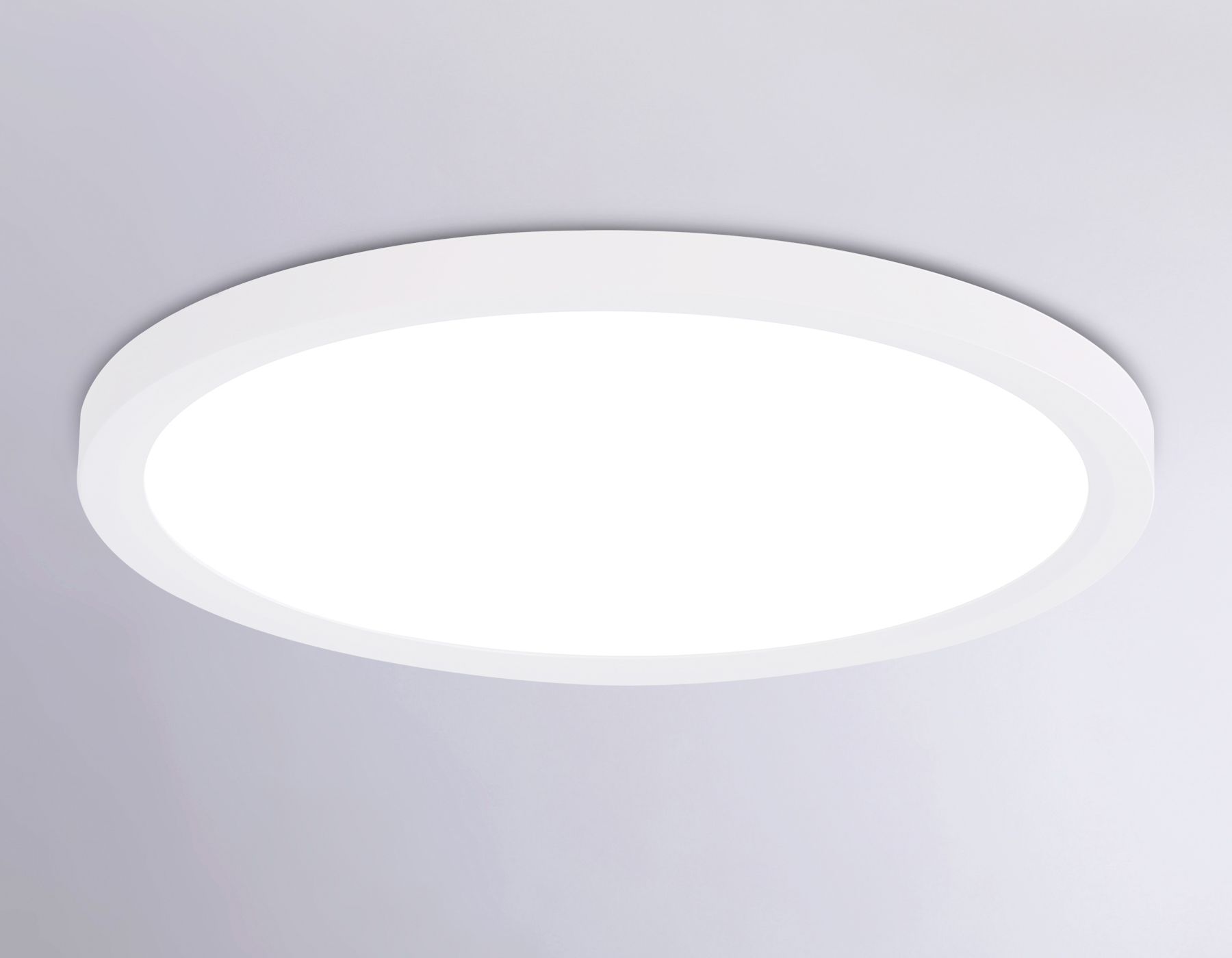 Светильник светодиодный ультратонкий 3000K-6500K с CCT-переключателем FZ1909 WH белый IP54 44W 3000K-6500K CCT-переключатель D600*25 (Без ПДУ)