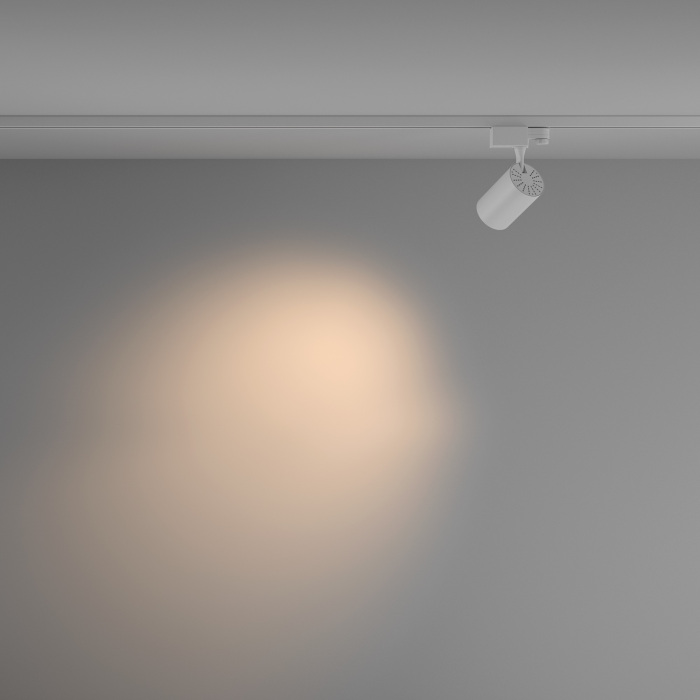 Трековый светильник Vuoro Trinity 3000K 10Вт 36 LED трехфазный Maytoni Technical TR029-3-10W3K-M-W (tr029-3-10w3k-m-w)