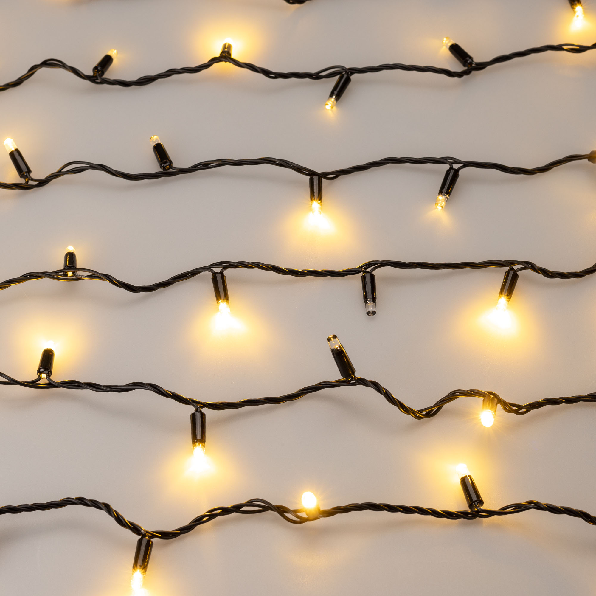 Светодиодная гирлянда ARD-STRING-CLASSIC-1000-BLACK-100LED-PULSE Warm (230V, 7W) (Ardecoled, IP65) 031649