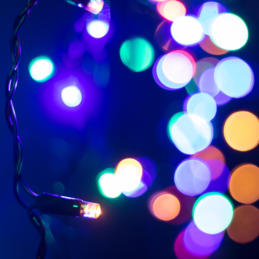 Светодиодная гирлянда ARD-EDGE-CLASSIC-2400x600-BLACK-88LED-LIVE RGB (230V, 6W) (Ardecoled, IP65) 026015