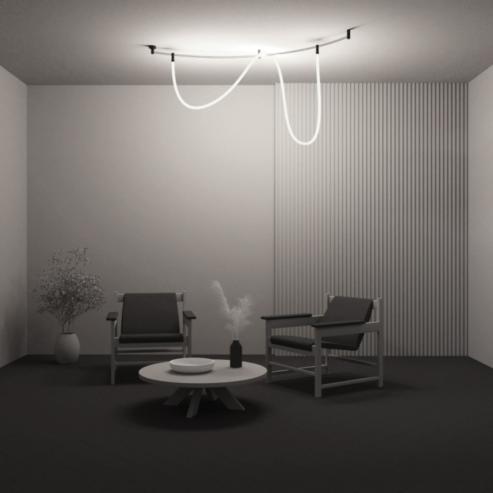 Трековый светильник магнитный 48W 48V Maytoni Tau TR209-1-48W3K-B (tr209-1-48w3k-b)