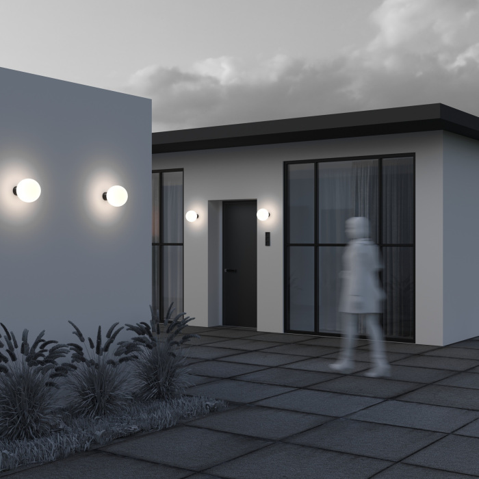 Настенный уличный светильник Maytoni Bold O598WL-01B1 (o598wl-01b1)