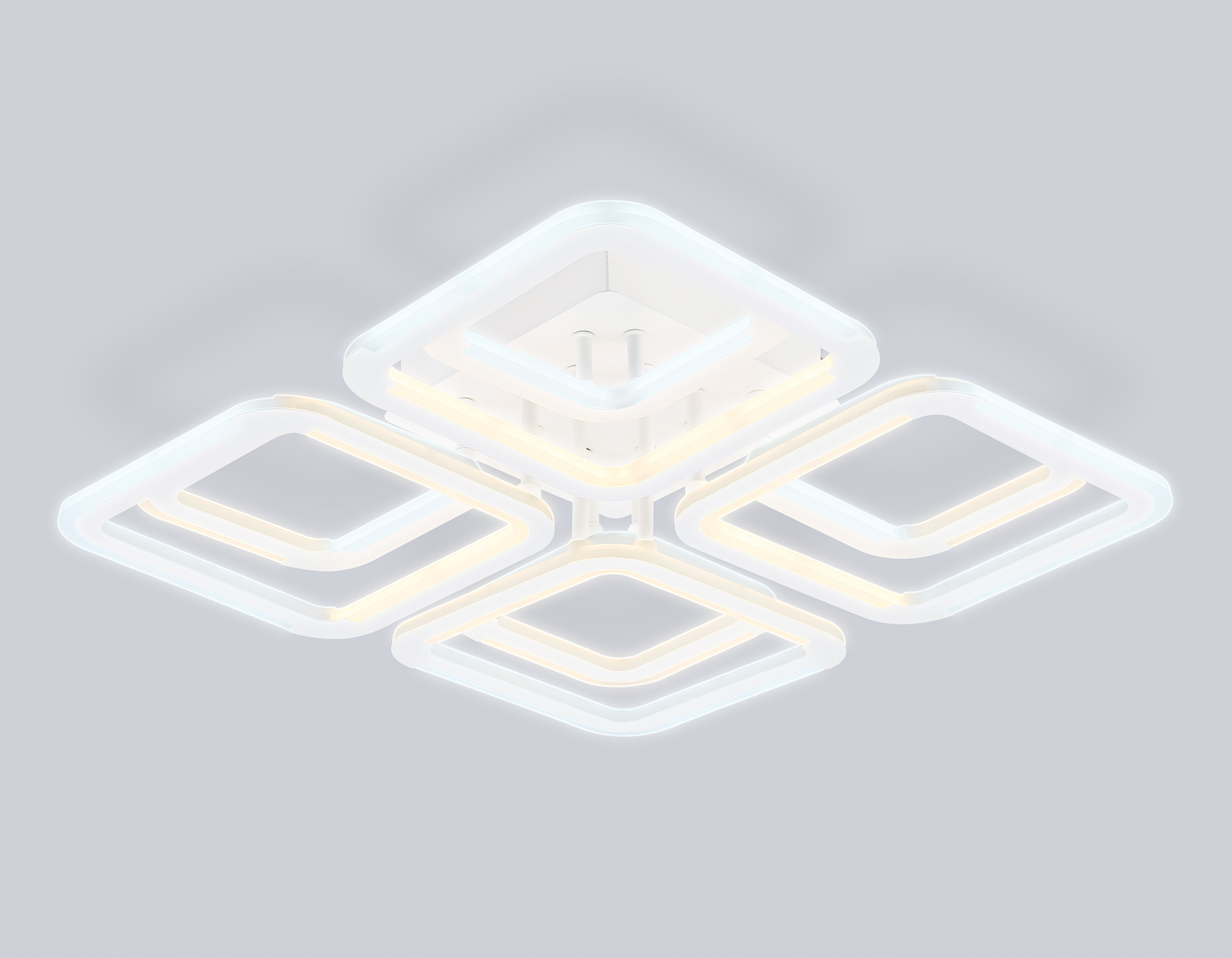 Светильник светодиодный потолочный FA8948/4+4 WH белый 101W 3000-6000K 485*485*120 (ПДУ ИК)