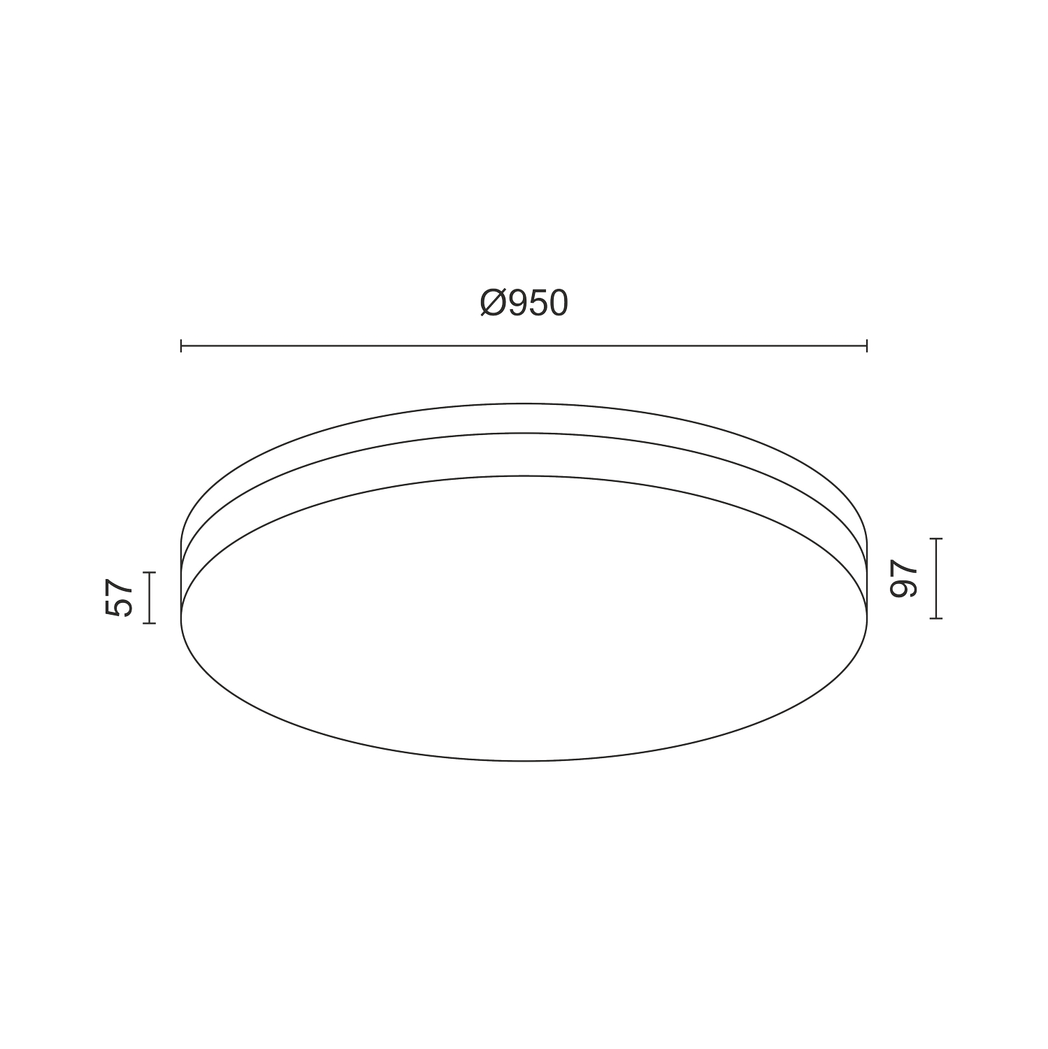Накладной светодиодный светильник Ledron DLC73029114W Wood Bl 4000K (8354)