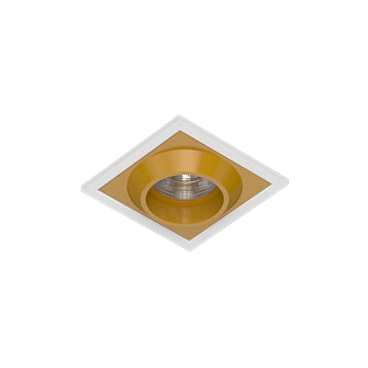 Встраиваемый светодиодный светильник Ledron GIZA SQ White-Gold (2106)