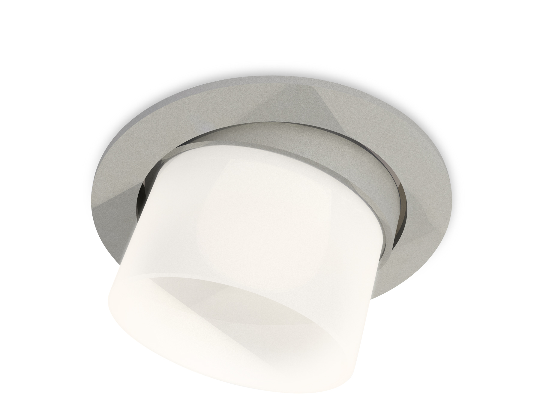 Комплект встраиваемого поворотного светильника XC7653082 SGR/FR серый песок/белый матовый MR16 GU5.3 (C7653, N7170)