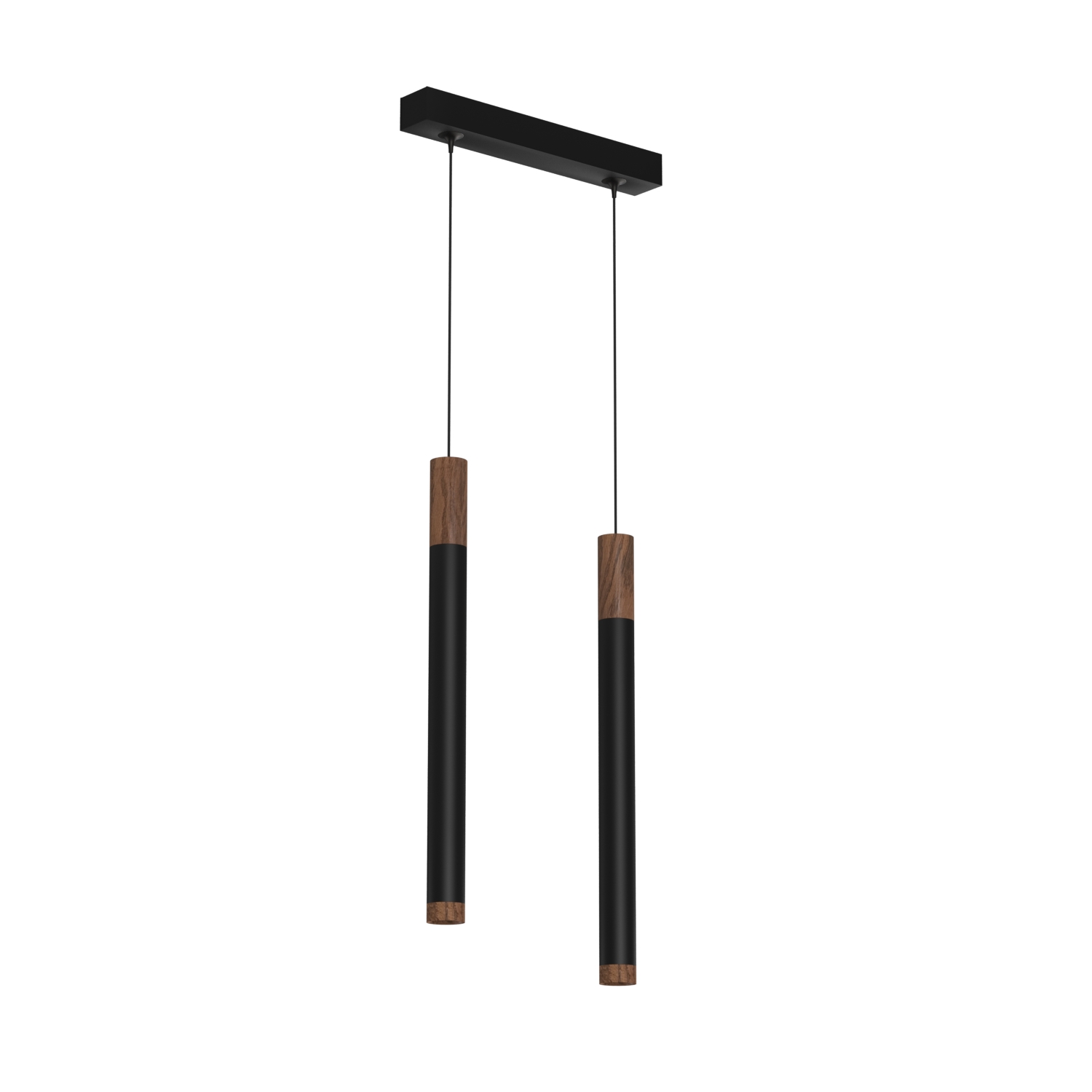 Подвесной накладной светодиодный светильник Ledron SAGITONY E2 T40 Wooden 100 Black (4899)