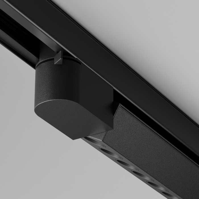 Трековый светильник трехфазный 20W 220V Maytoni Points TR195-3-20W27K-M-B (tr195-3-20w2_7k-m-b)