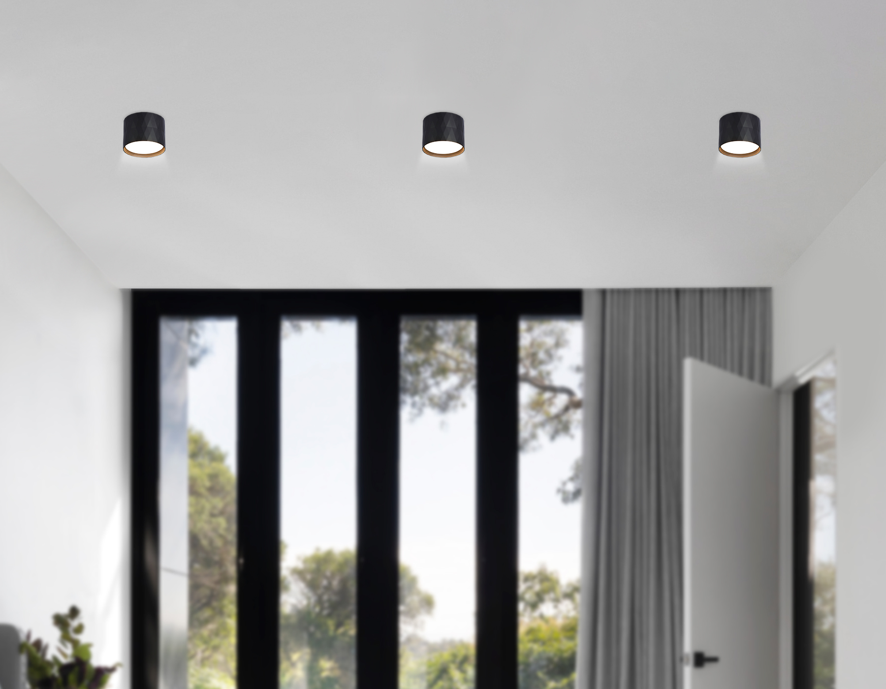 Накладной точечный светильник GX53 TN5359 BK черный GX53 D82*60