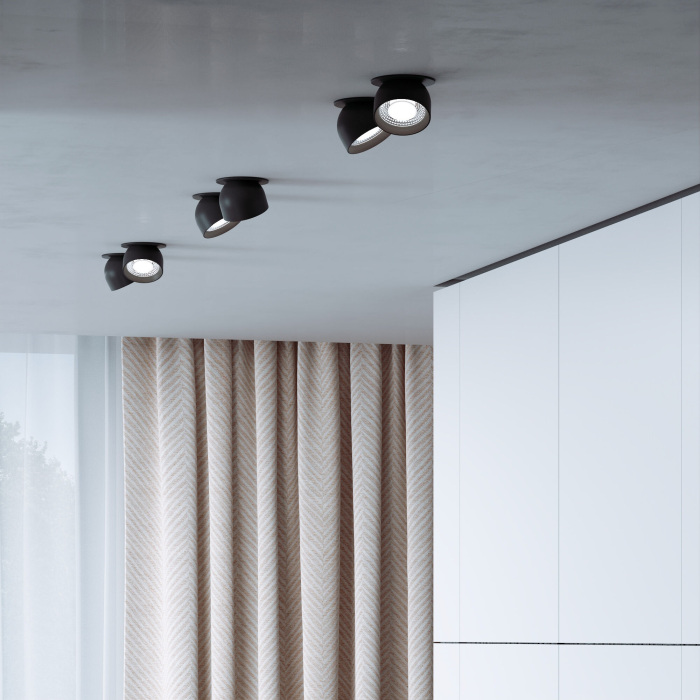 Светильник встраиваемый светодиодный Elektrostandard Uno 25092LED 8W 4000K черный (a065455)