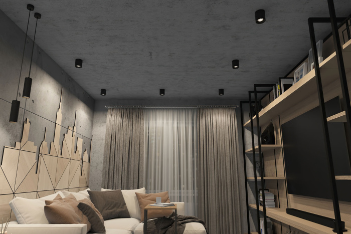 Накладной светильник светодиодный DK3090-BKCH (dk3090-bk_ch)