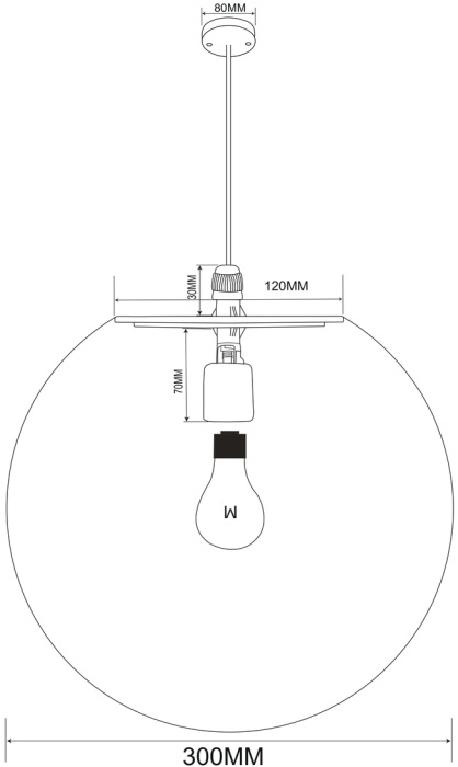 Подвесной светильник Erda O594PL-01W (o594pl-01w)
