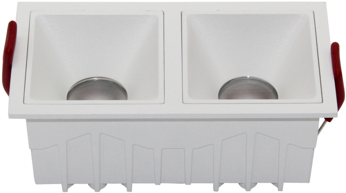 Встраиваемый светильник Alfa LED 3000K 2x10Вт 36 Dim Triac Maytoni Technical DL043-02-10W3K-D-SQ-W (dl043-02-10w3k-d-sq-w)