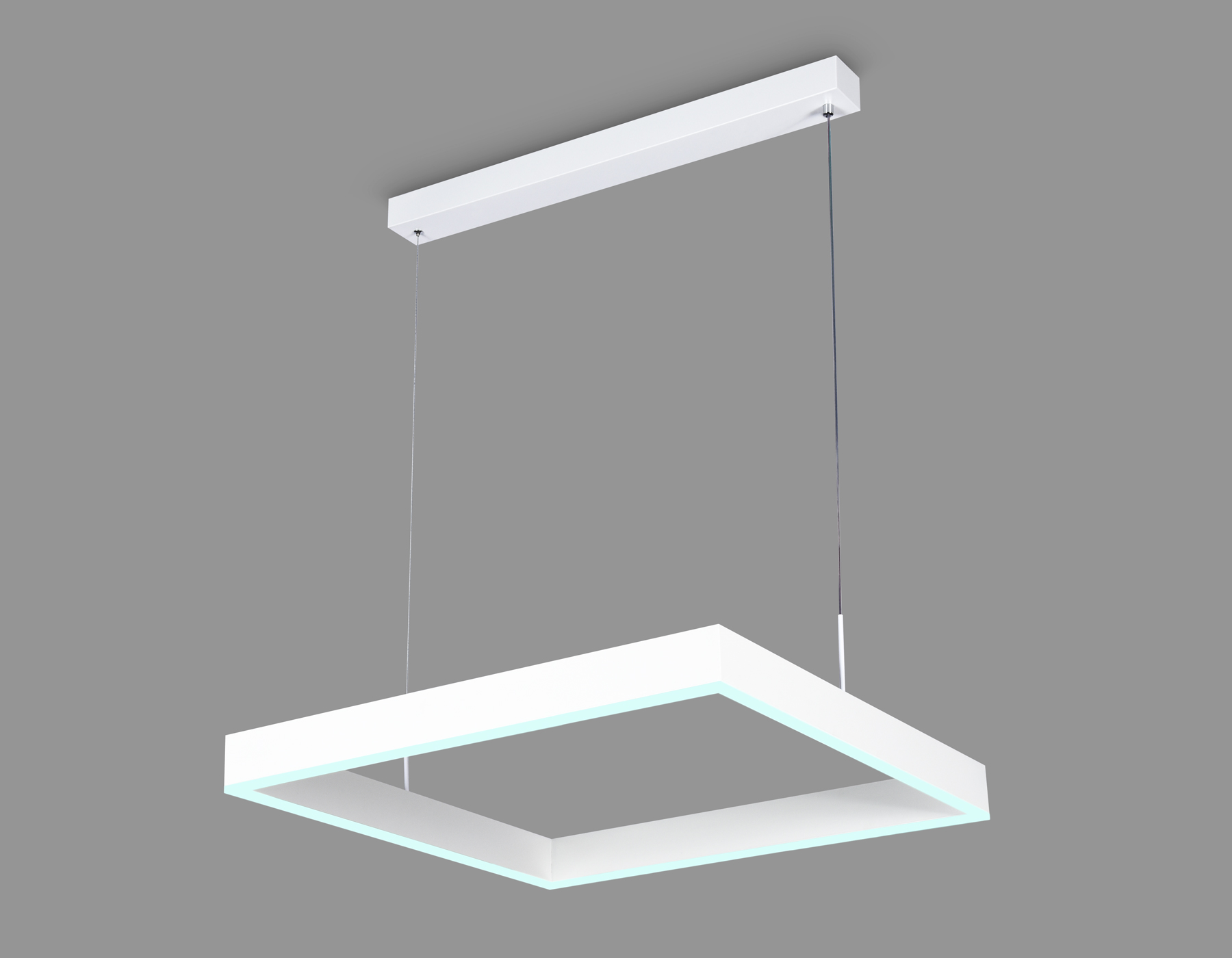 Подвесной светодиодный светильник с пультом управления FA6622 WH белый 65W 600*600*720 (ПДУ РАДИО 2.4G)