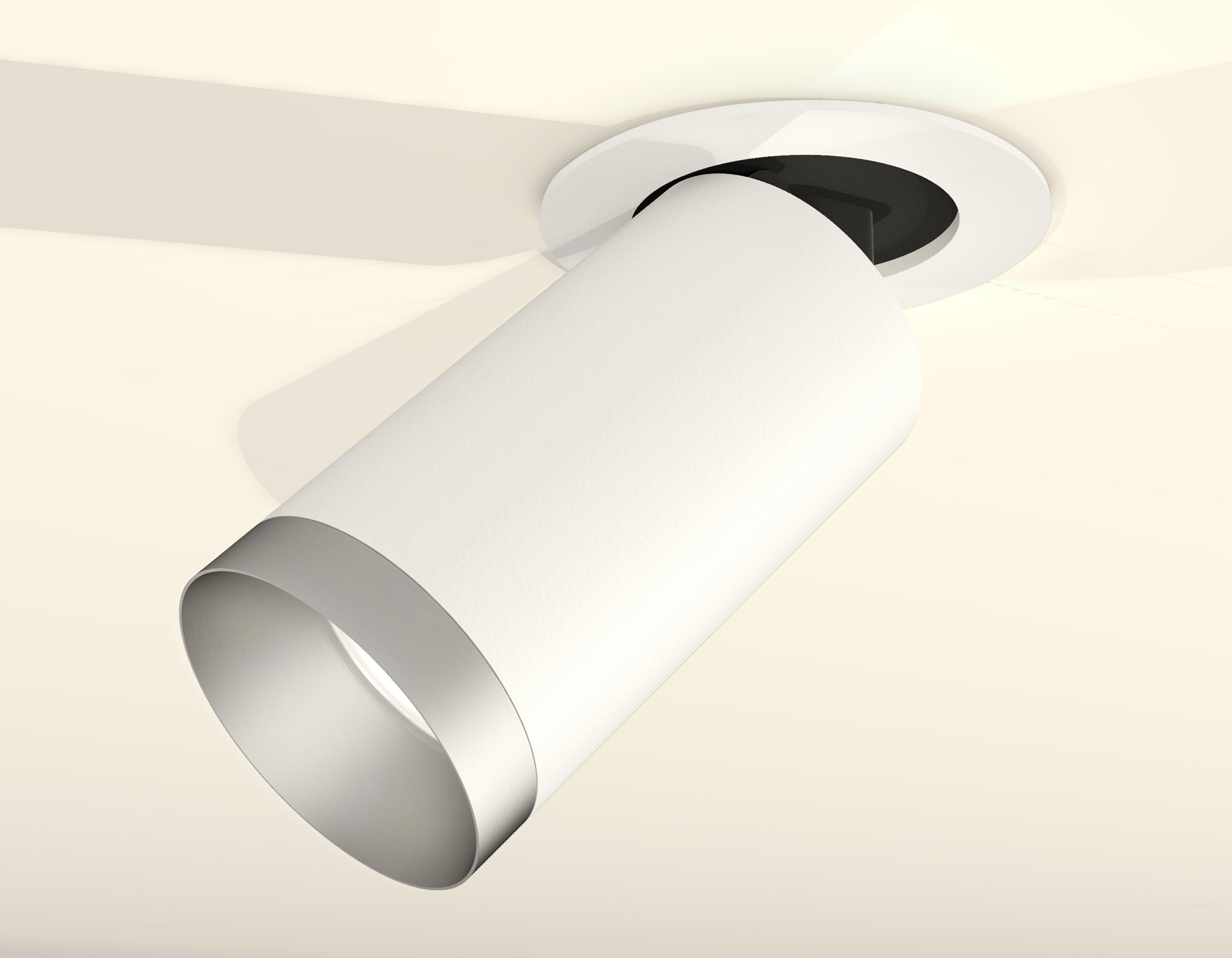 Комплект встраиваемого поворотного светильника XM6322203 SWH/MCH белый песок/хром матовый MR16 GU5.3 (A2241, C6322, N6133)