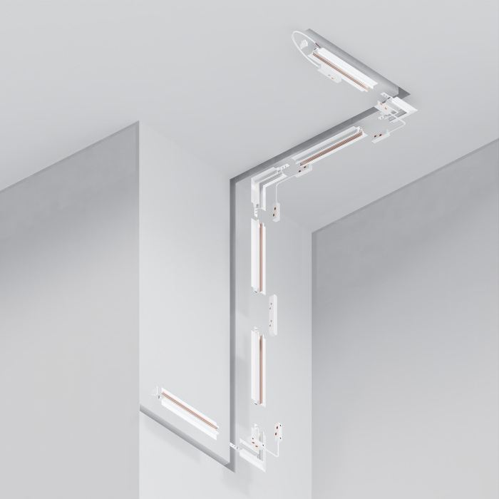 Шинопровод встраиваемый магнитный белый 2м Maytoni Busbar trunkings Exility TRXM034-422W (trxm034-422w)