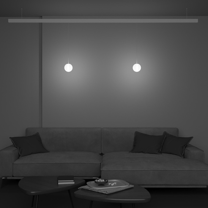 Трековый подвесной светильник Luna Exility 3000K 5Вт 360 LED магнитный Maytoni Technical TR039-2-5W3K-W (tr039-2-5w3k-w)