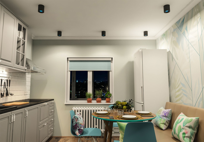 Накладной светильник светодиодный DK3090-BKCY (dk3090-bk_cy)