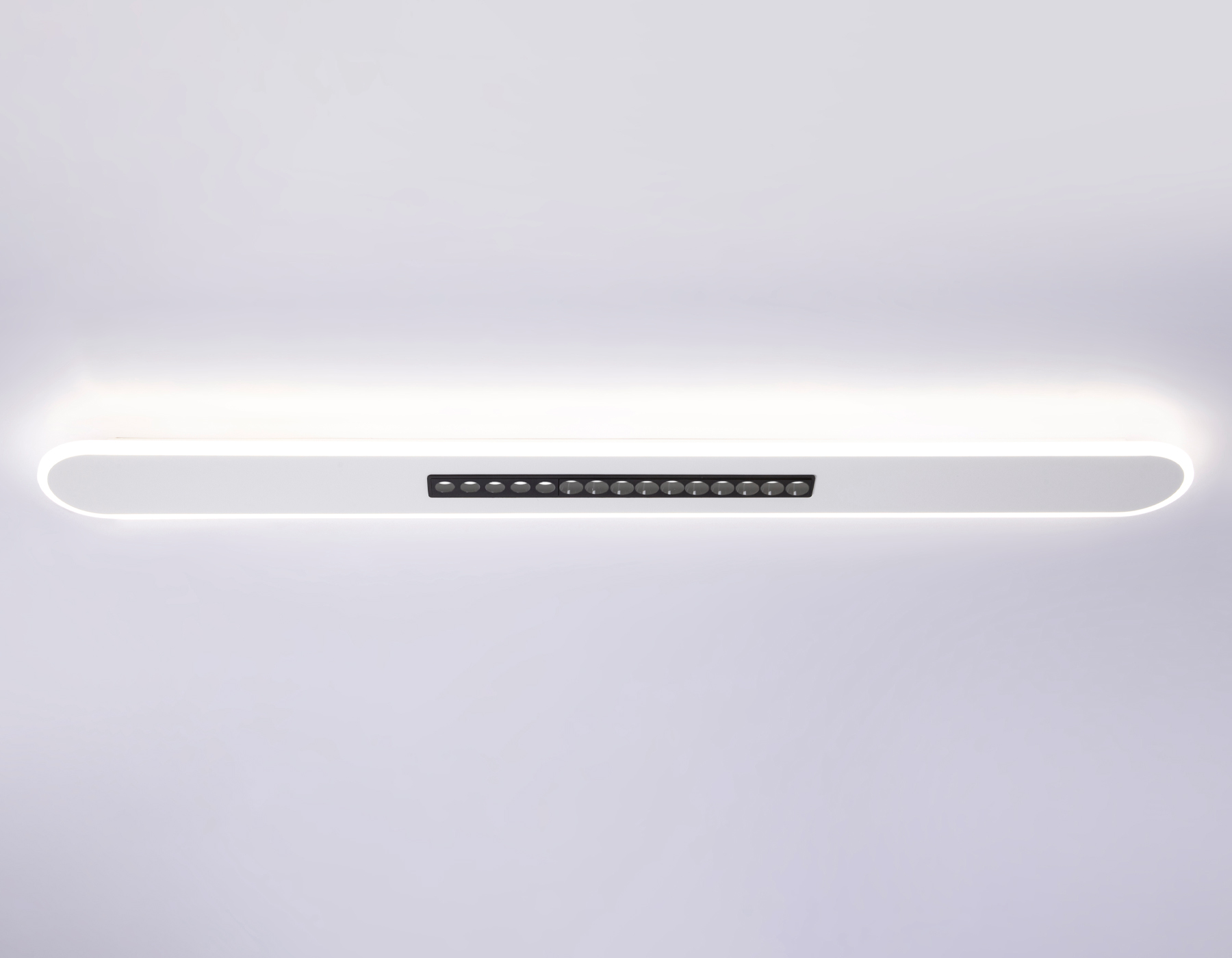 Потолочный светодиодный светильник FL51445 WH/BK белый/черный 70W 3000K-6400K+4200K 1200*125*40 (Без ПДУ)