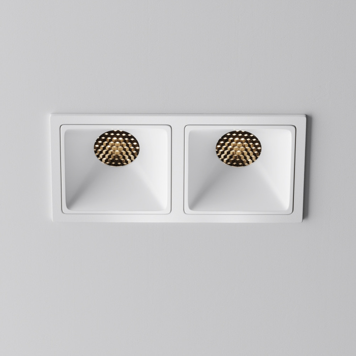 Встраиваемый светильник Maytoni Alfa LED DL043-02-10W3K-SQ-W-1 (dl043-02-10w3k-sq-w-1)