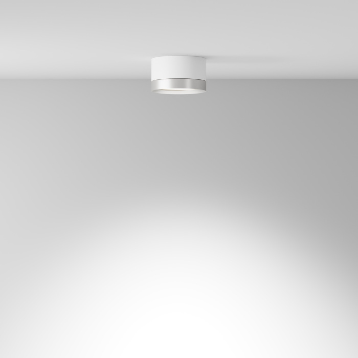 Накладной потолочный светильник Hoop GX53 1x15Вт Maytoni Technical C086CL-GX53-SRD-WS (c086cl-gx53-srd-ws)