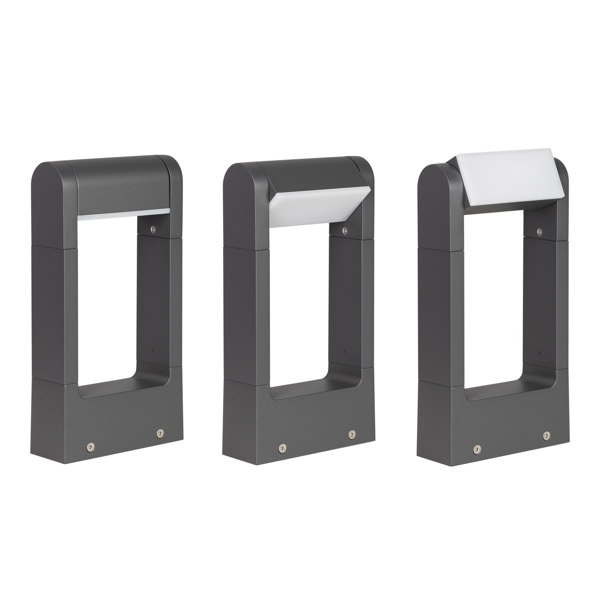 Светильник LGD-PATH-FRAME-ROTARY-H300-6W Warm3000 (GR, 111 deg, 230V) (Arlight, IP65 Металл, 3 года)