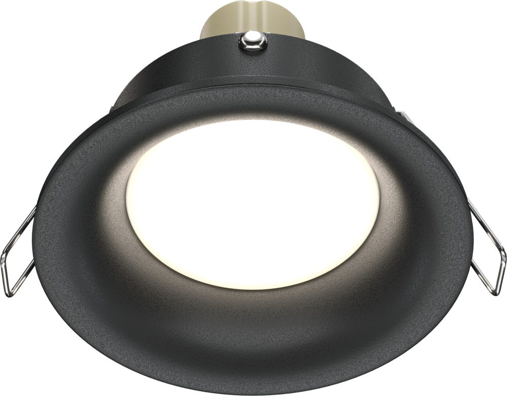 Встраиваемый светильник Slim GU10 1x50Вт Maytoni Technical DL027-2-01B (dl027-2-01b)