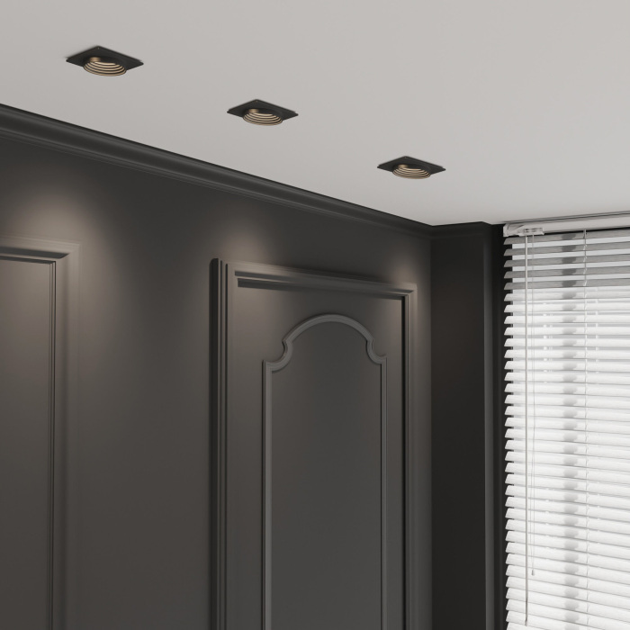 Встраиваемый светильник Elektrostandard Senso 2500601 GU10 чрный (electrostandart_a064249)