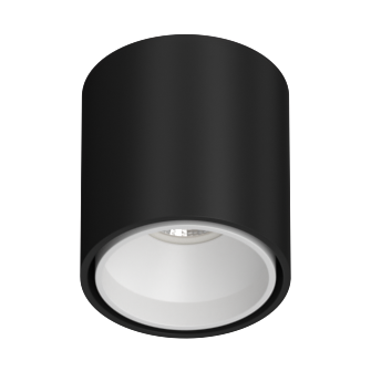 Накладной светильник под сменную лампу Ledron KEA R ED GU10 Black-White (2800)