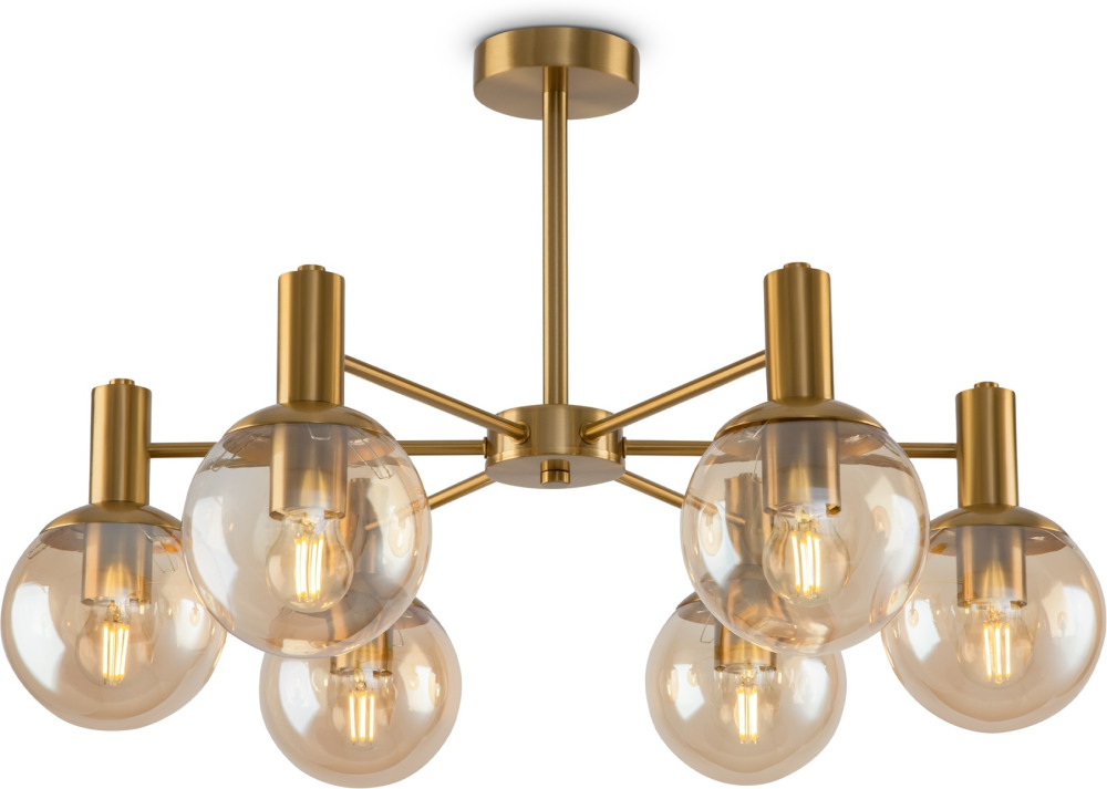 Люстра потолочная на штанге Globo FR5175PL-06BS (fr5175pl-06bs)