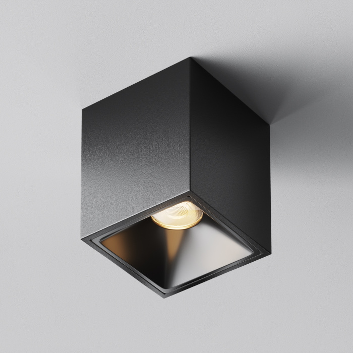 Накладной потолочный светильник Maytoni Alfa LED C065CL-8W3K-SQ-B (c065cl-8w3k-sq-b)