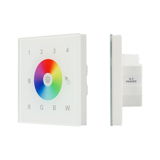 INTELLIGENT ARLIGHT Сенсорная панель DALI-901-11-4G-RGBW-DT8-IN White (BUS/230V) (IARL, IP20 Пластик, 3 года) 037202