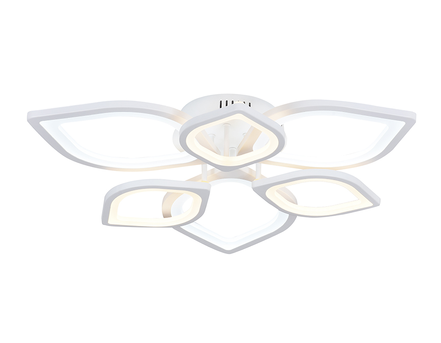 Потолочный светодиодный светильник FA445/6 WH белый 87W 3000K/6400K 710*710*120 (Без ПДУ)