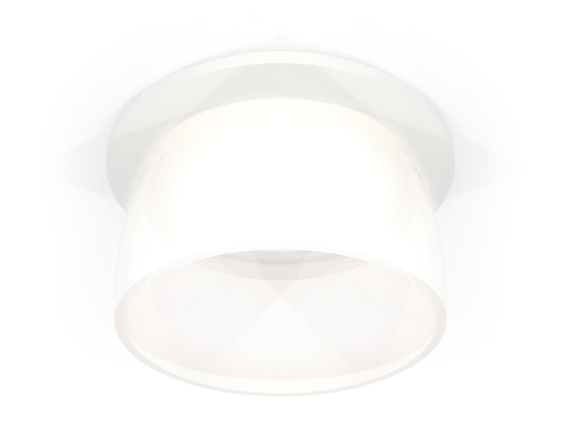 Комплект встраиваемого светильника с акрилом XC6512069 SWH/FR белый песок/белый матовый MR16 GU5.3 (C6512, N6258)