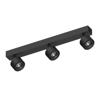 Накладной поворотный светодиодный светильник Ledron SAGITONY E3 S75 Black Dim 4000K (11171)