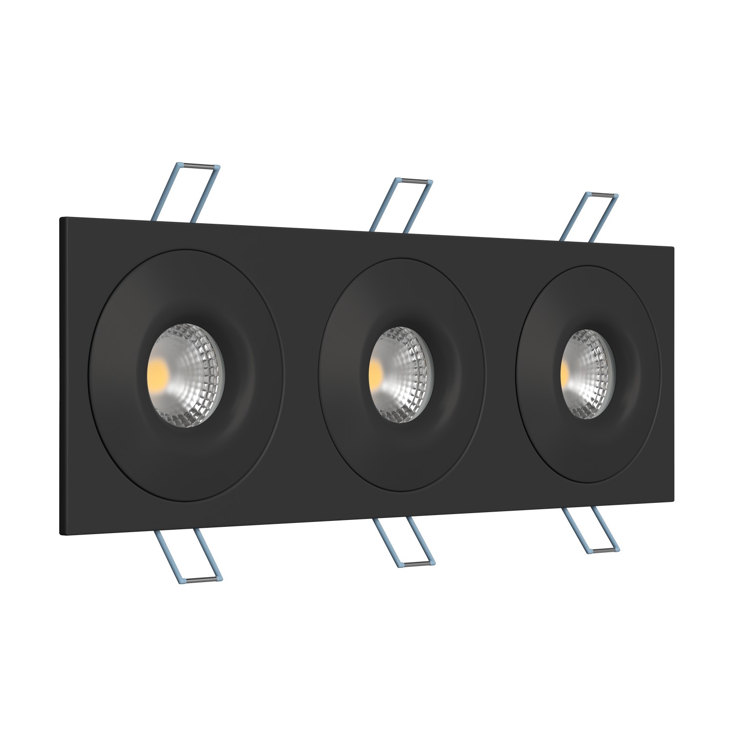 Встраиваемый светильник под сменную лампу Ledron AO1501002 SQ3 Black (2380)