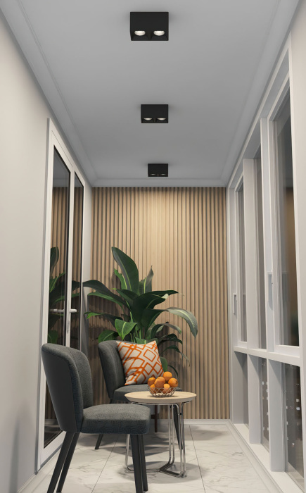 Накладной светильник светодиодный DK3085-BKCH (dk3085-bk_ch)