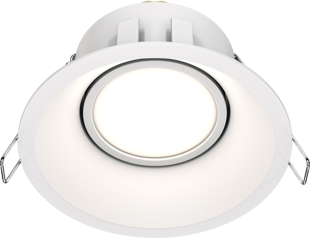 Встраиваемый светильник Dot GU10 1x50Вт Maytoni Technical DL028-2-01W (dl028-2-01w)