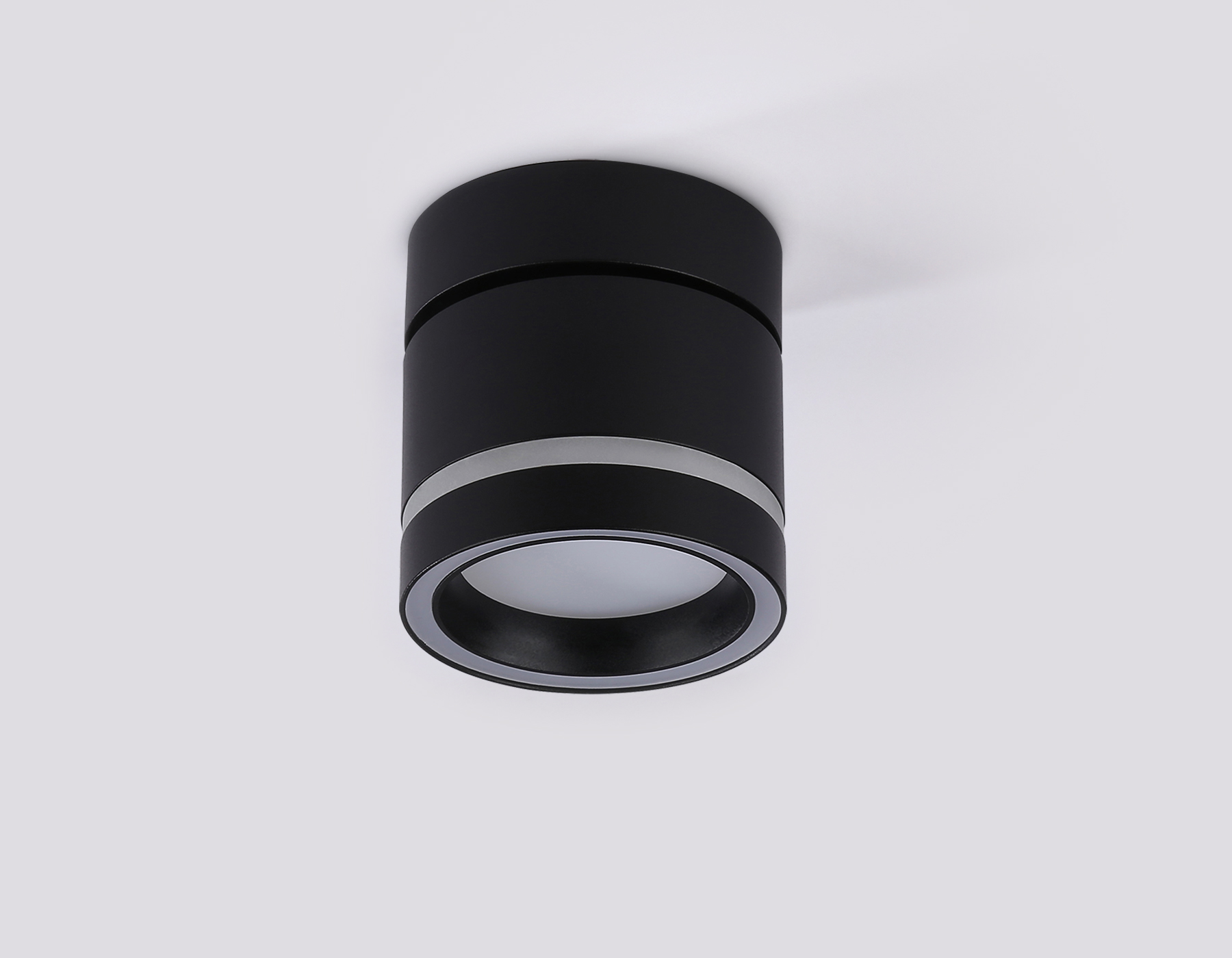 Накладной поворотный точечный светильник GX53 TA1445 BK/FR черный/белый матовый GX53 max 12W D85*90