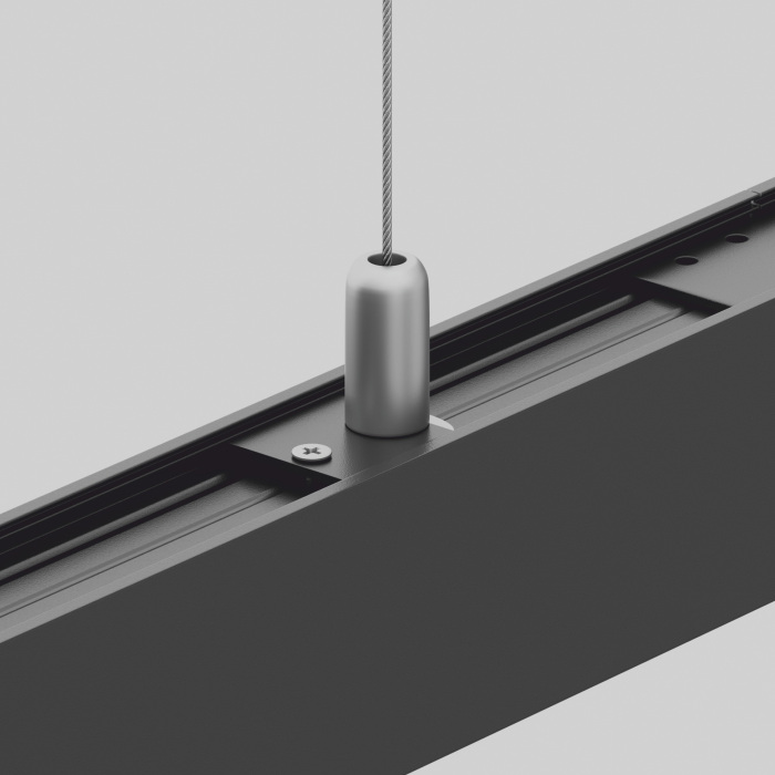 Крепление для троса 1шт Gravity черный магнитный Maytoni Technical TRA004HP-21B