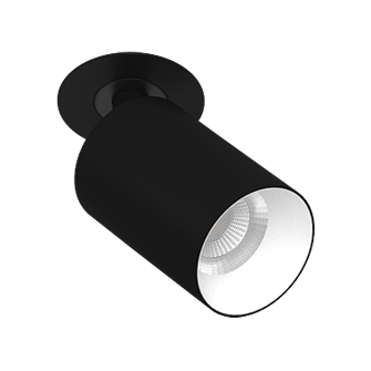 Встраиваемый поворотный светодиодный светильник Ledron SAGITONY R BASIC S60 Black-White (2042)