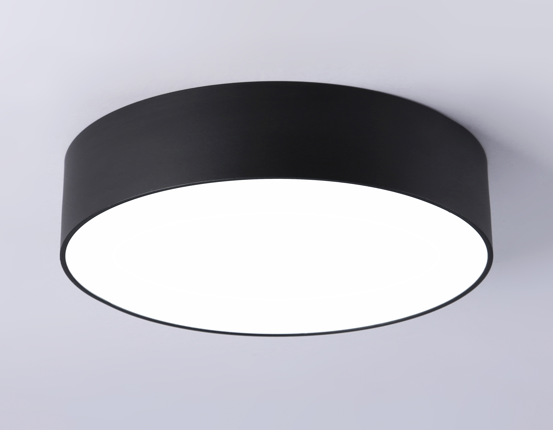 Потолочный светодиодный светильник FV5518 BK черный LED 18W 4200K D160*58 (Без ПДУ)